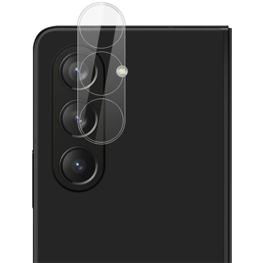 Samsung Galaxy Z Fold 5 Kameralinsebeskyttelse i glass, Gjennomsiktig