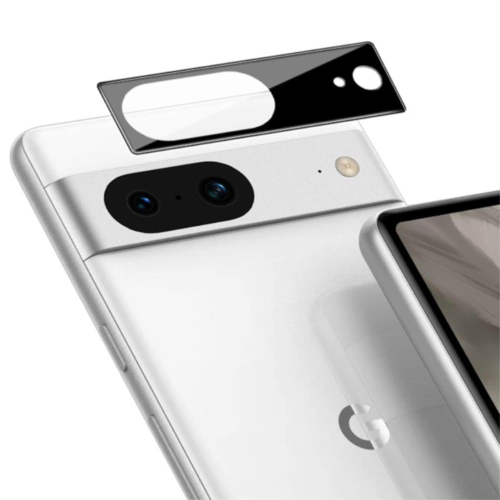 Google Pixel 8 Kameralinsebeskyttelse i glass, Svart