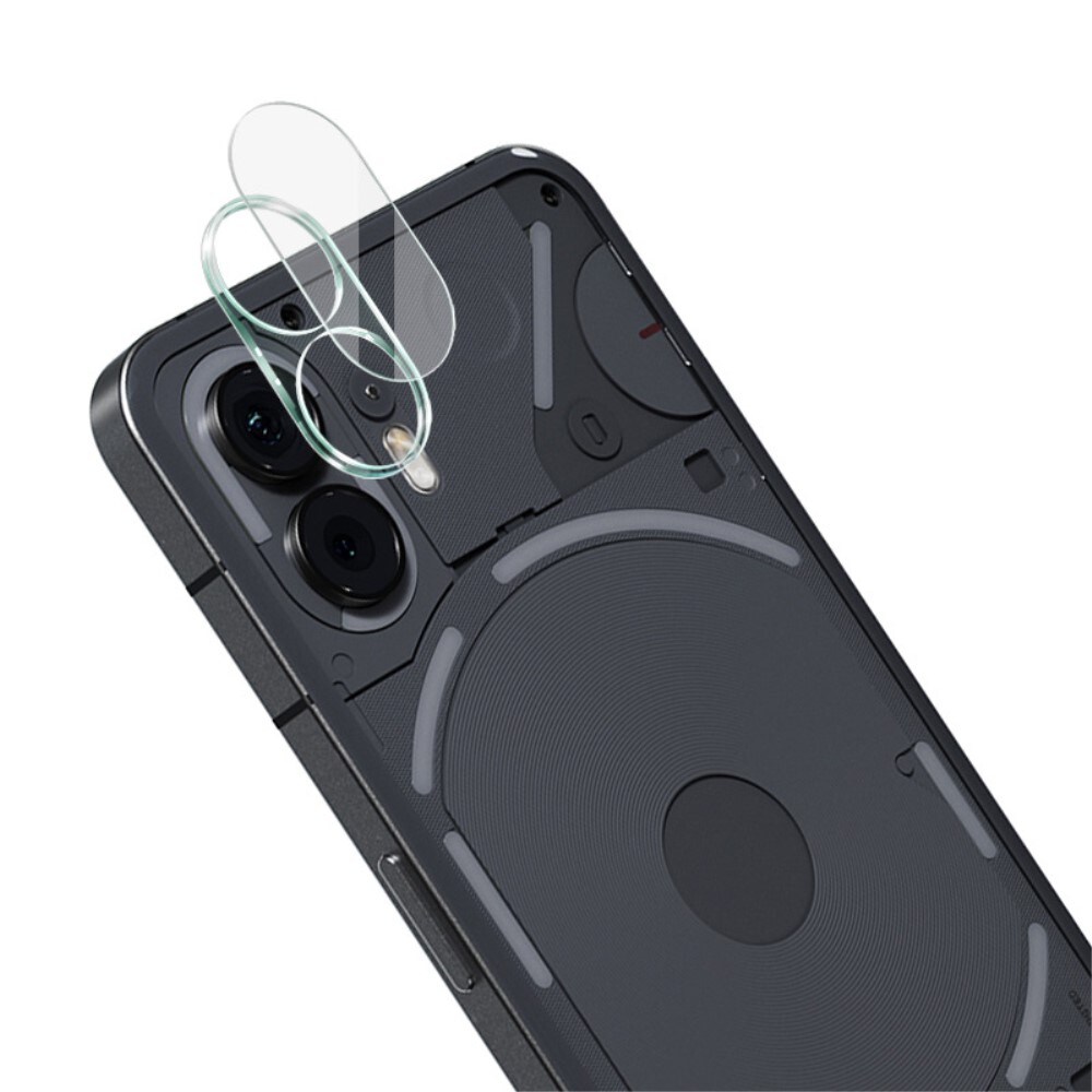 Nothing Phone 2 Kameralinsebeskyttelse i glass, Gjennomsiktig