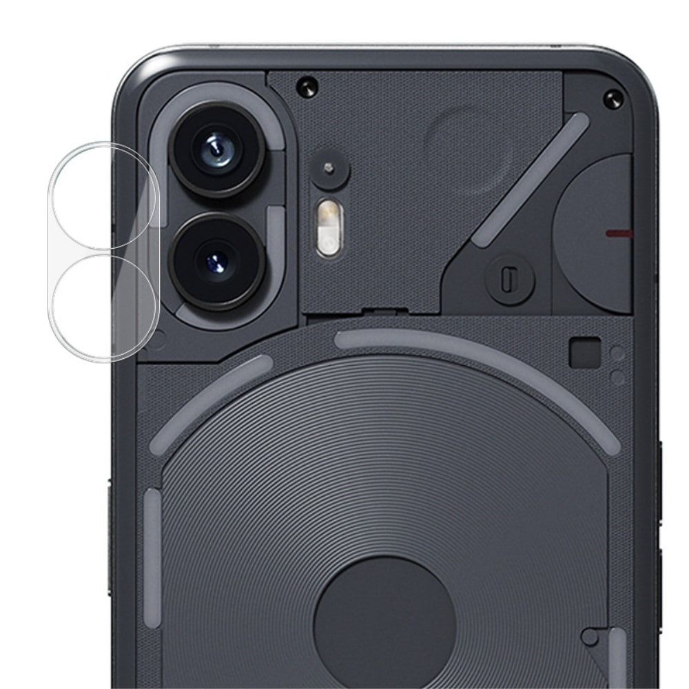 Nothing Phone 2 Kameralinsebeskyttelse i glass, Gjennomsiktig