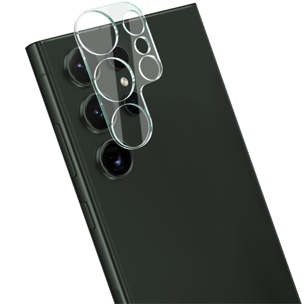 Samsung Galaxy S24 Ultra Kameralinsebeskyttelse i glass, Gjennomsiktig