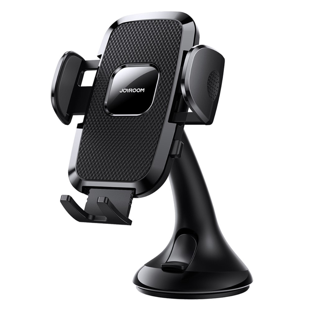 JR-ZS259 Praktisk mobilholder for bilens frontrute/dashboard, svart