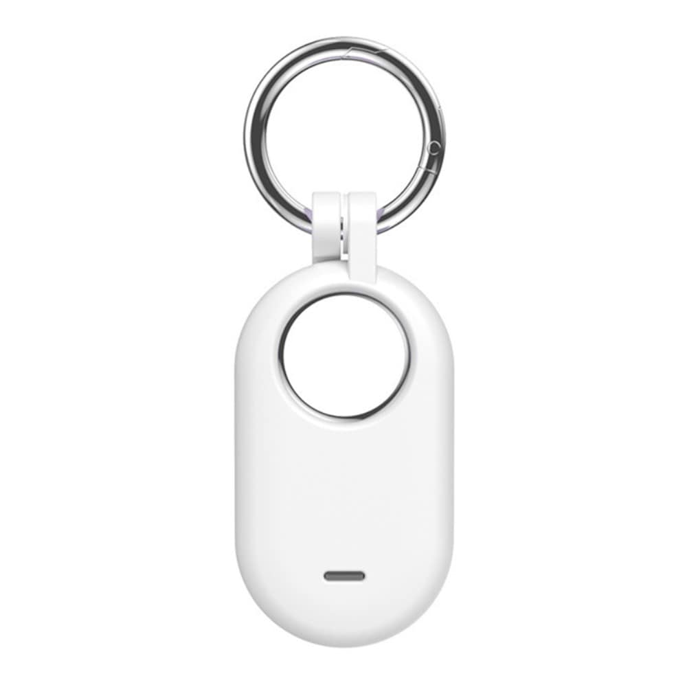 Samsung Galaxy SmartTag 2 Nøkkelring med silikondeksel, Hvit
