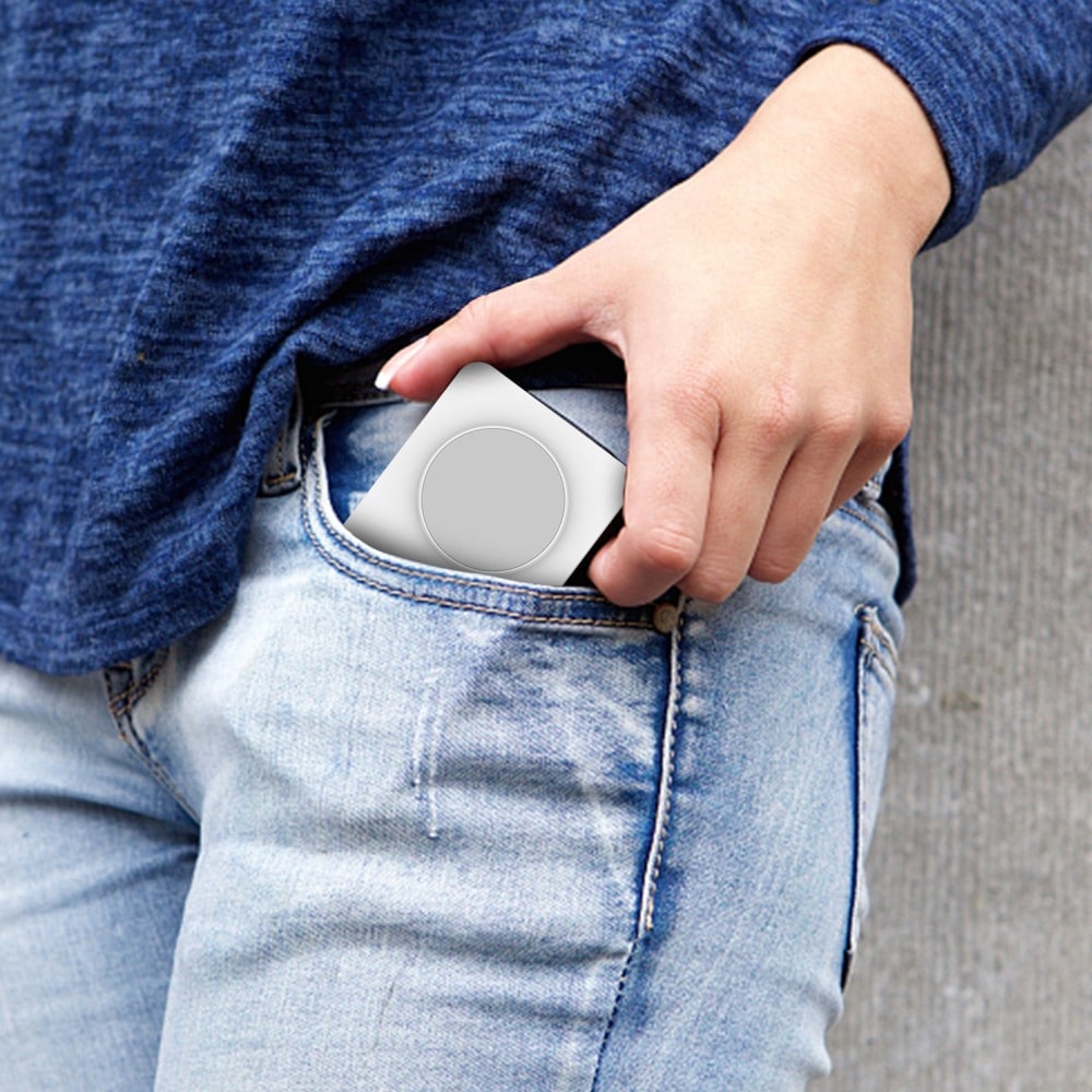 Trådløs magnetisk 2-i-1 lader 30W, Hvit