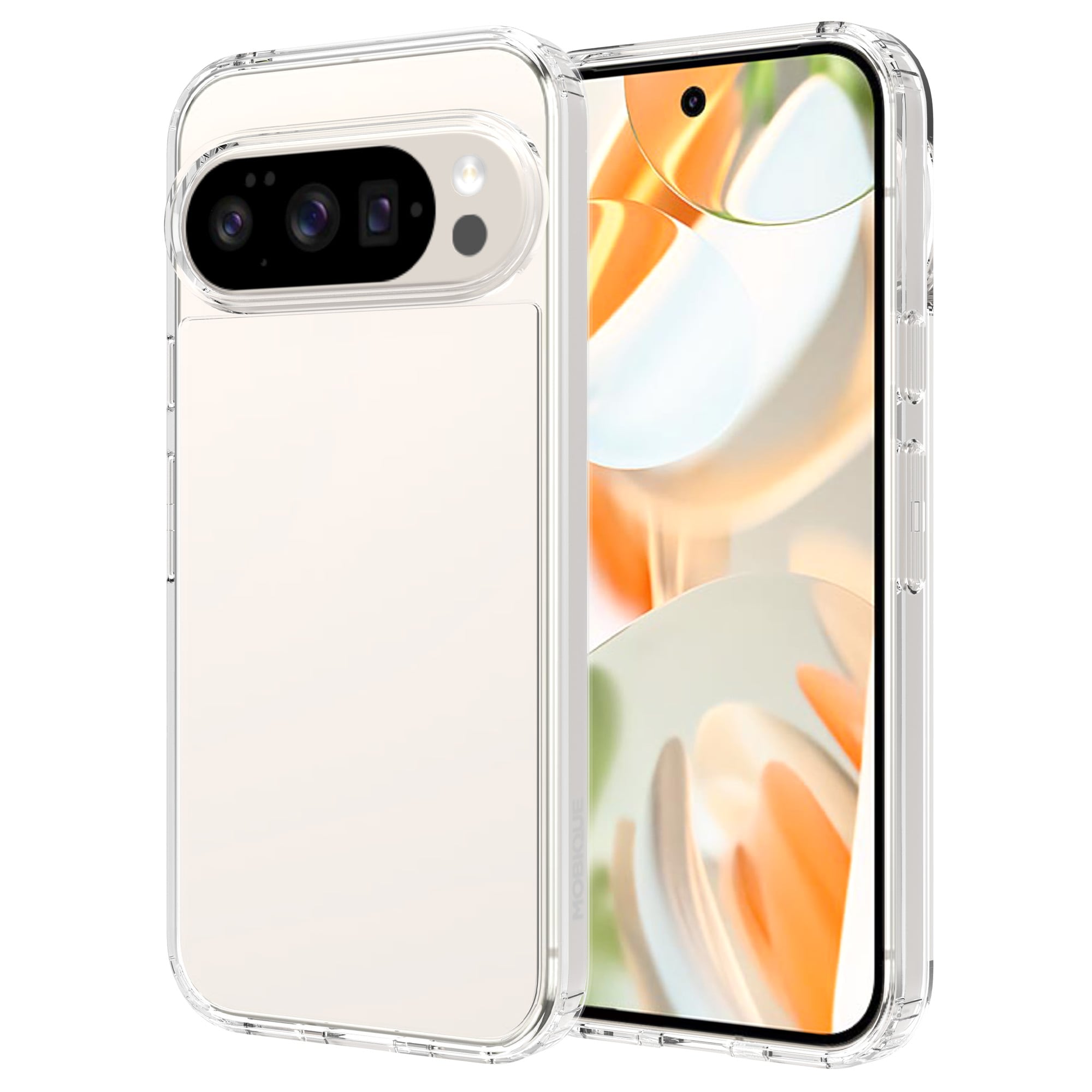 Google Pixel 10 Pro XL Crystal Hybrid-deksel, Gjennomsiktig