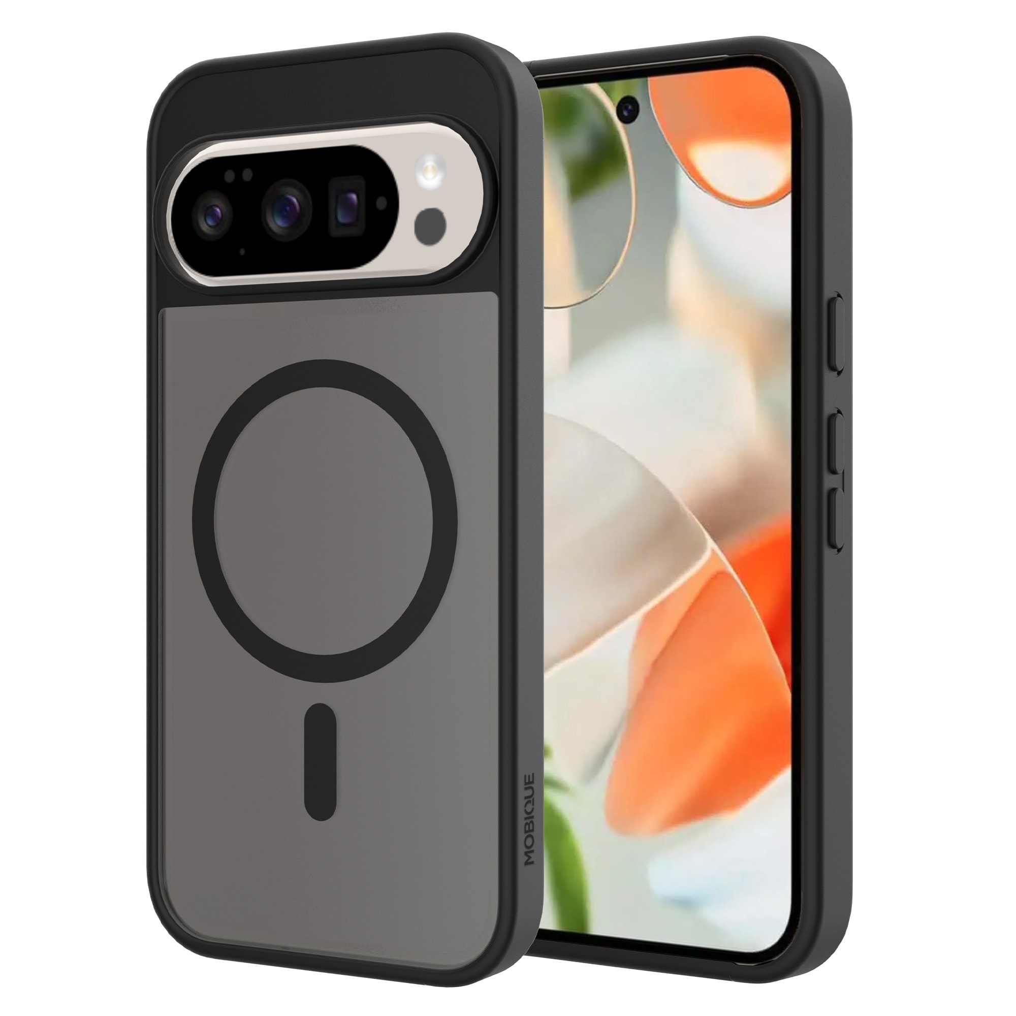 Google Pixel 10 Hybrid-deksel Magnetisk, Frosted Black