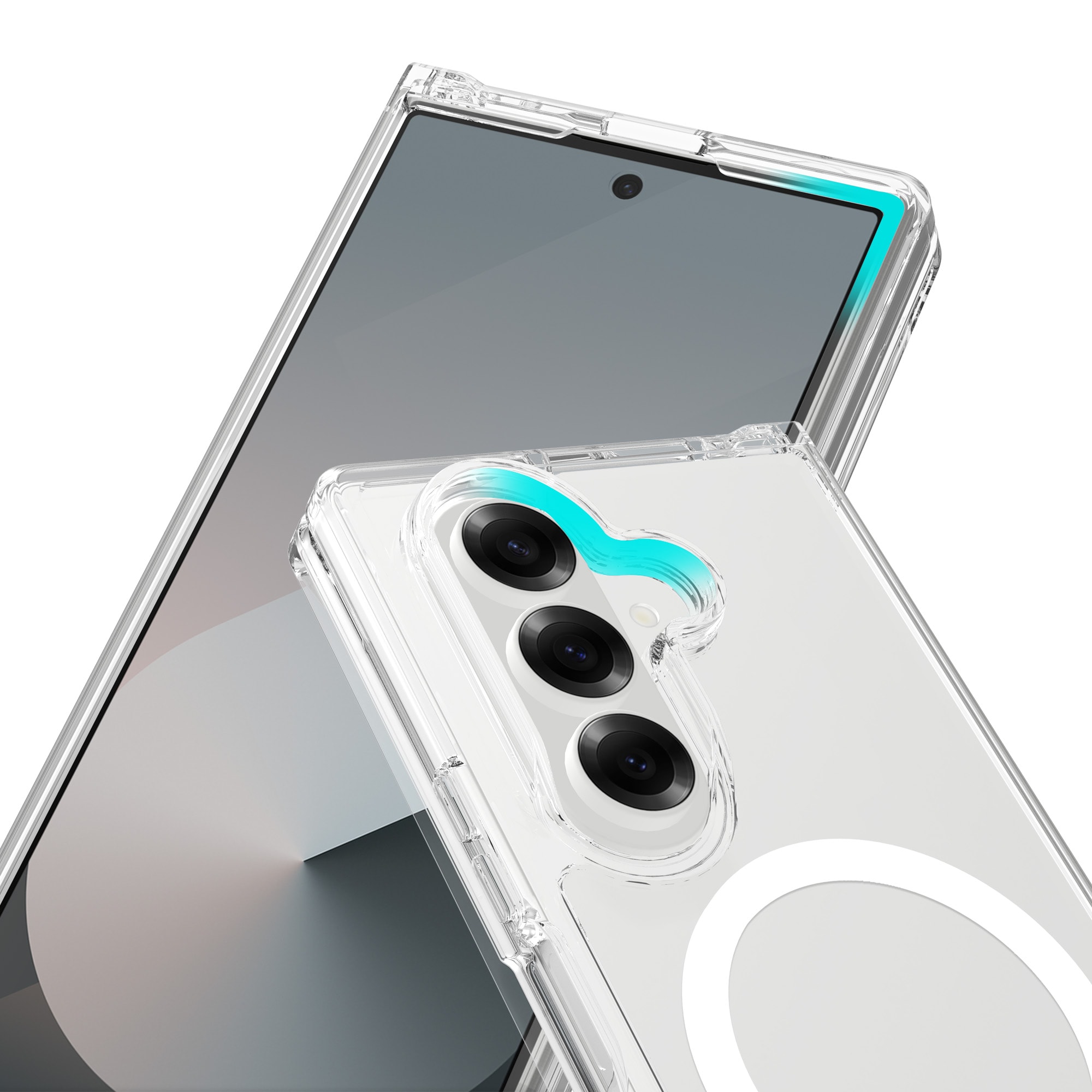 Samsung Galaxy Z Fold 7 MagSafe Hybrid-deksel, Gjennomsiktig