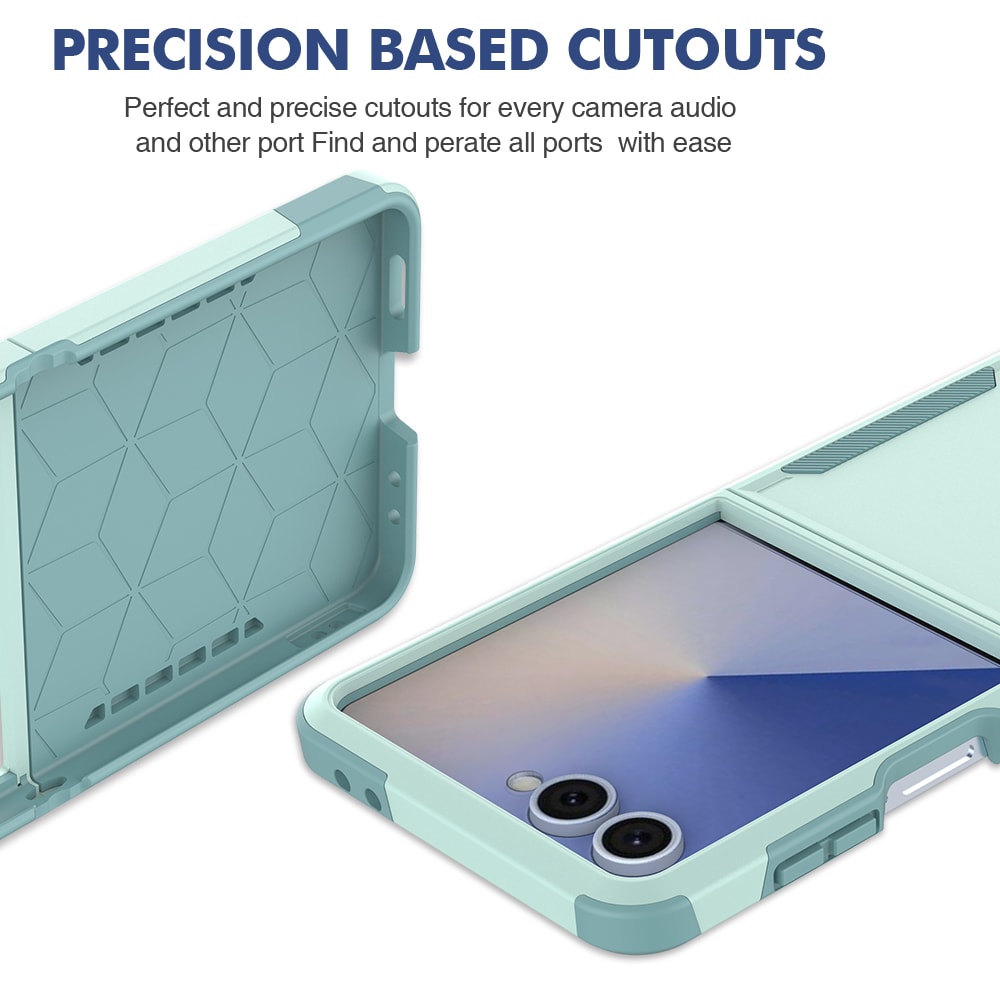 Samsung Galaxy Z Flip 7 Hybrid-deksel Off-road, Mintgrønn