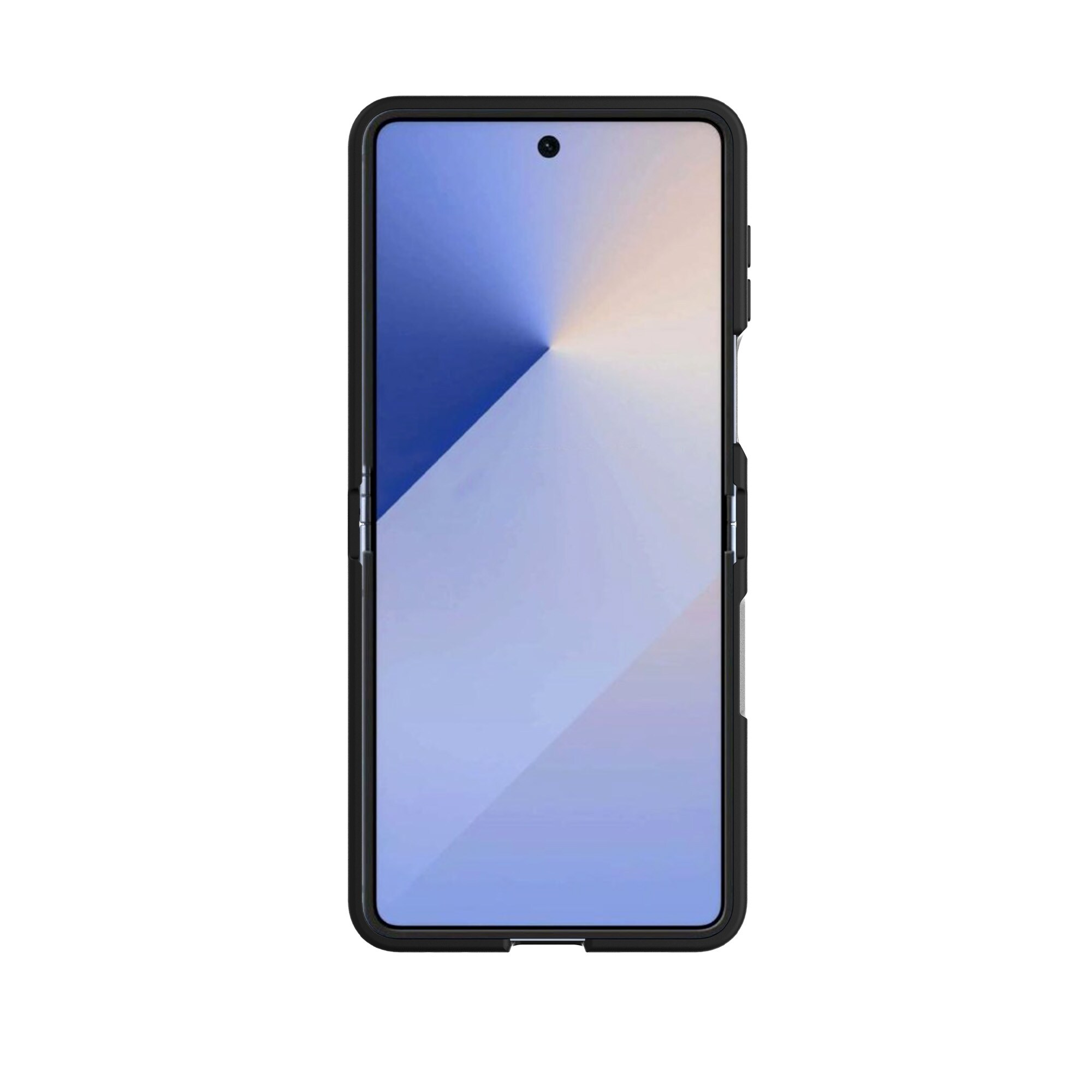 Samsung Galaxy Z Flip 7 Hybrid-deksel Magnetisk, Frosted Black