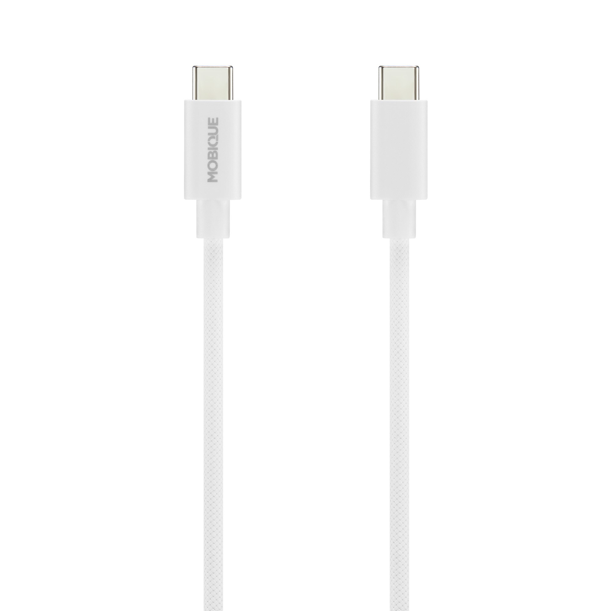 Premium Ladekabel USB-C til USB-C 2m, Hvit
