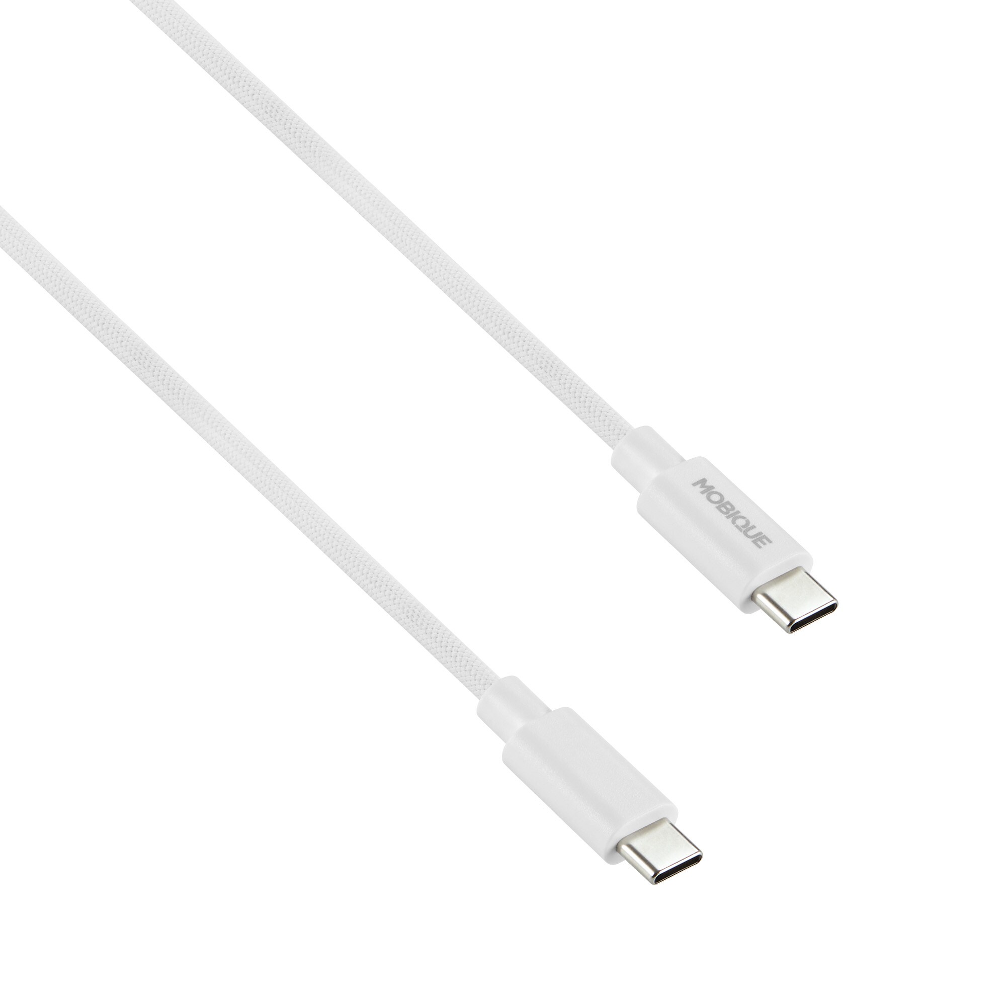 Premium Ladekabel USB-C til USB-C 2m, Hvit