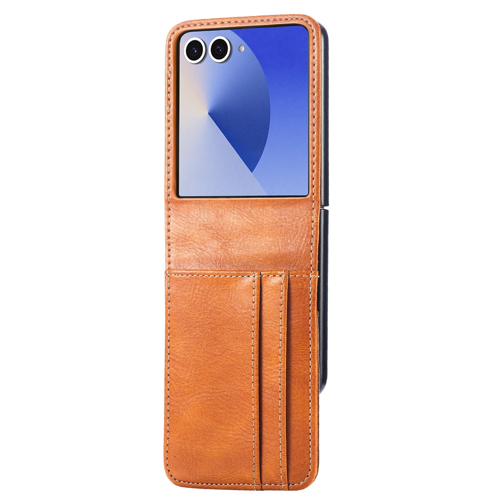Samsung Galaxy Z Flip 7 Enkelt mobildeksel, Cognac