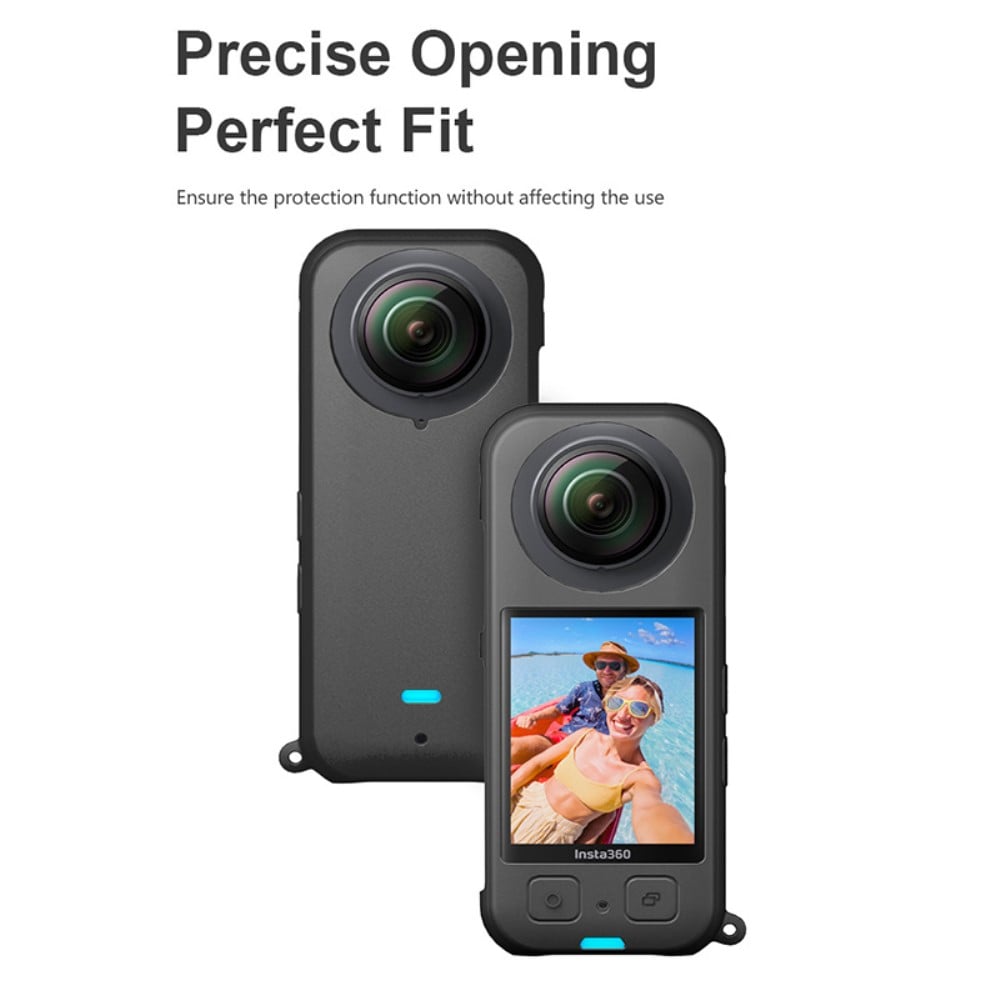 Insta360 X3 deksel i silikon, Svart