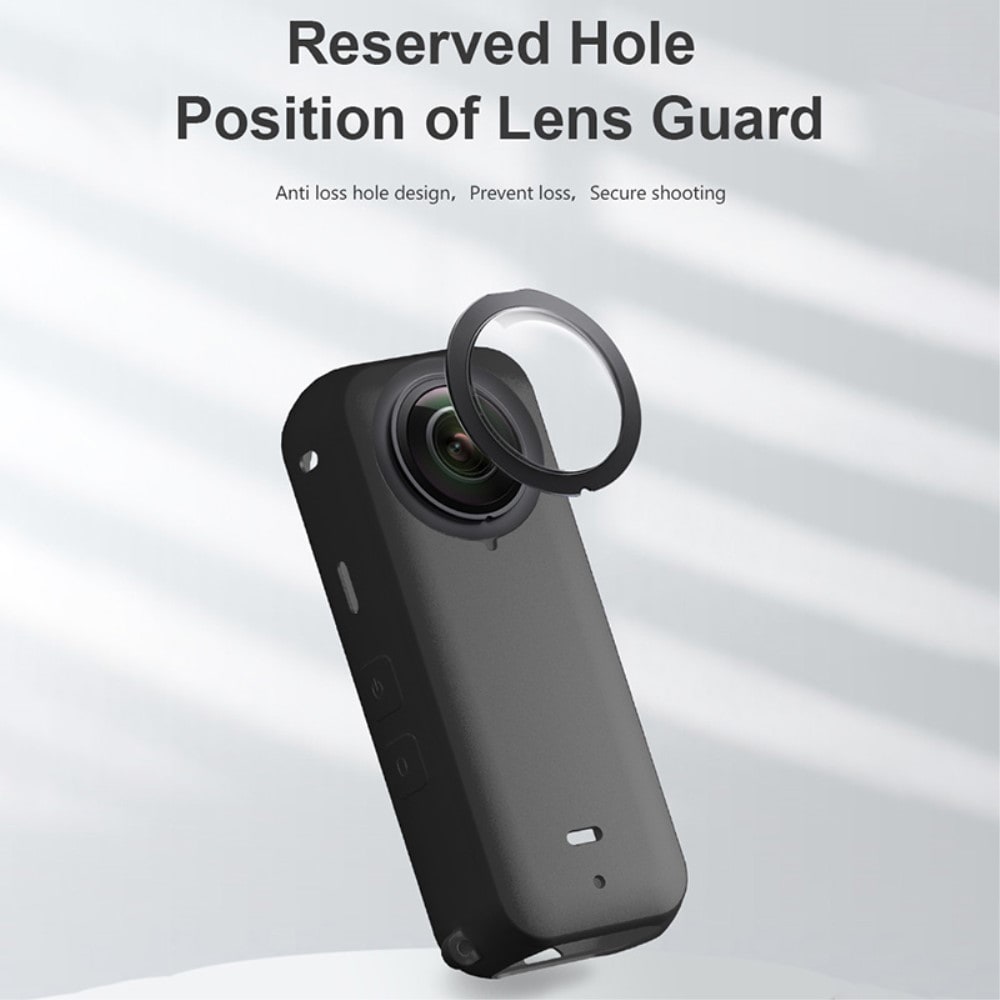 Insta360 X3 deksel i silikon, Svart