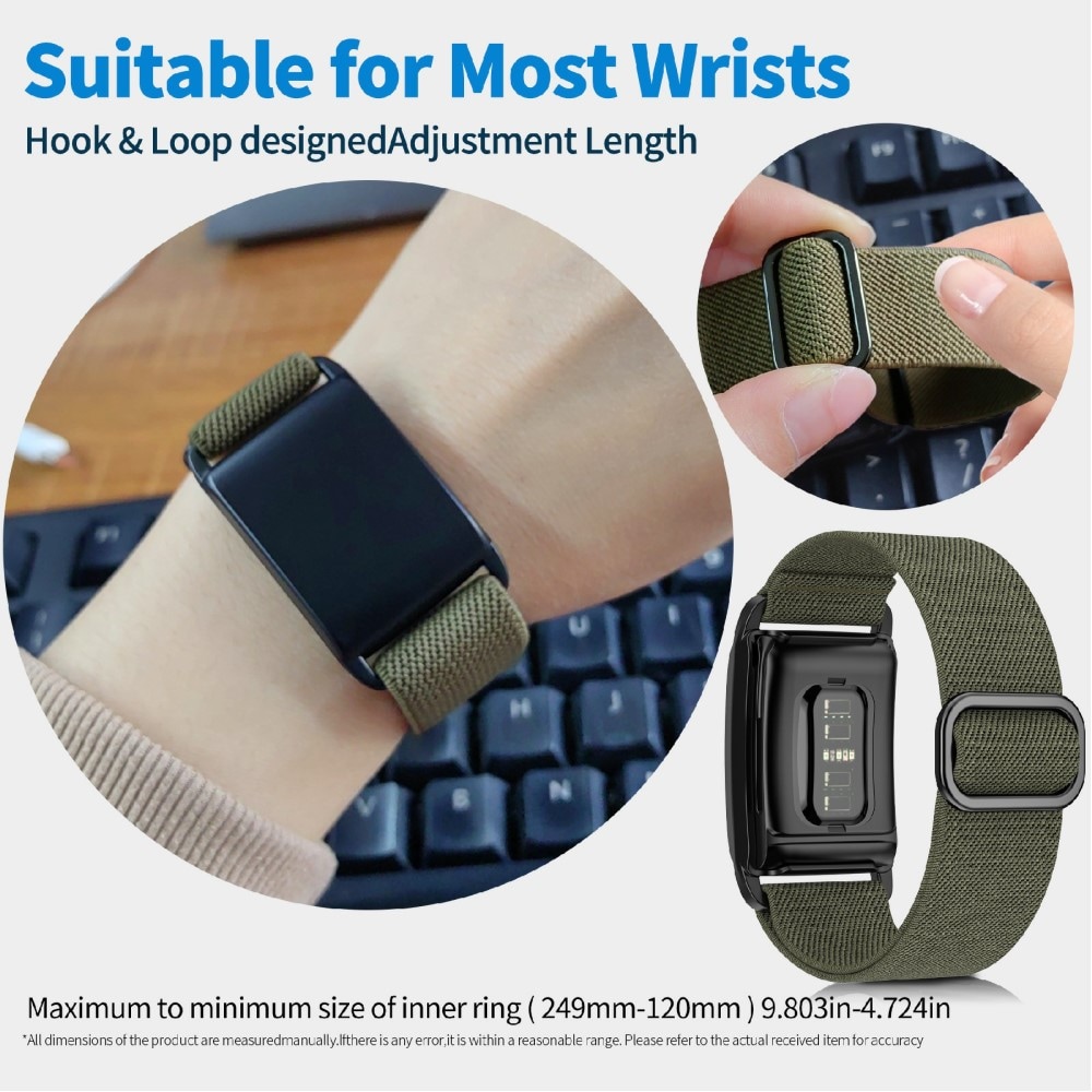  Whoop 4.0 Elastisk armbånd, Mörkgrå