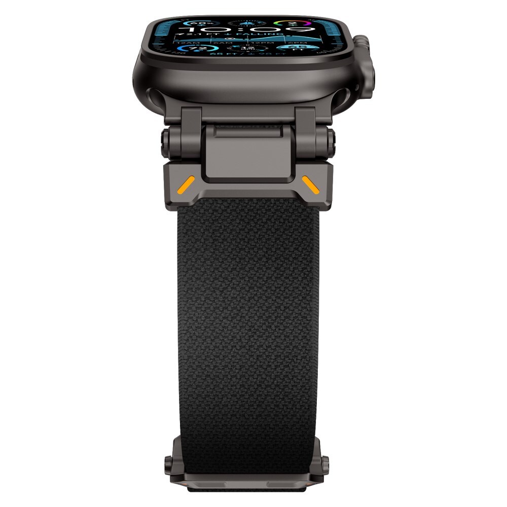 Apple Watch Series 7 45mm Elastisk armbånd, Svart