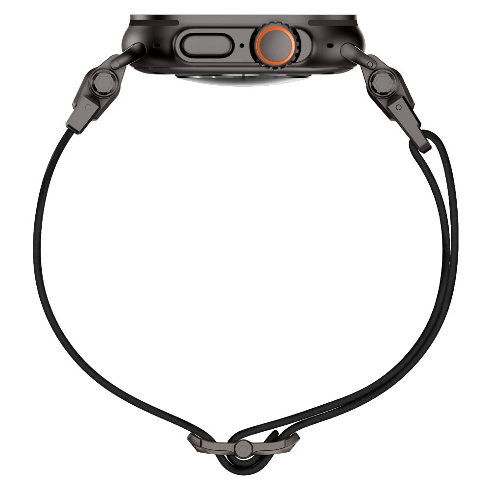 Apple Watch Series 7 45mm Elastisk armbånd, Svart
