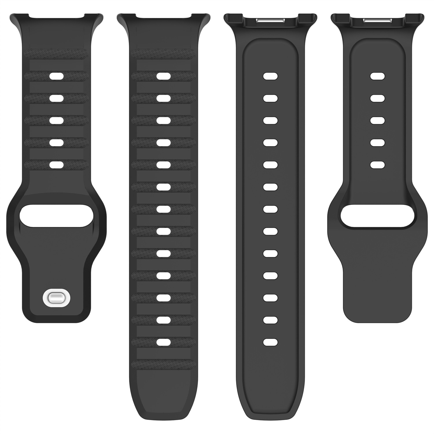 Samsung Galaxy Watch 8 44mm Reim i silikon, Svart