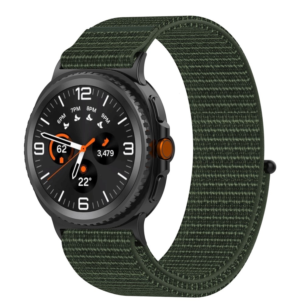 Samsung Galaxy Watch 8 40mm Reim i nylon, Grønn