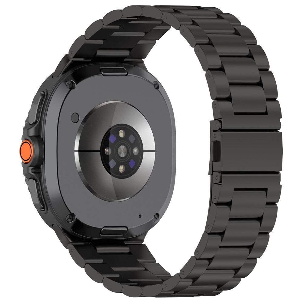 Samsung Galaxy Watch 8 Classic Elegant lenkereim i metall, Svart