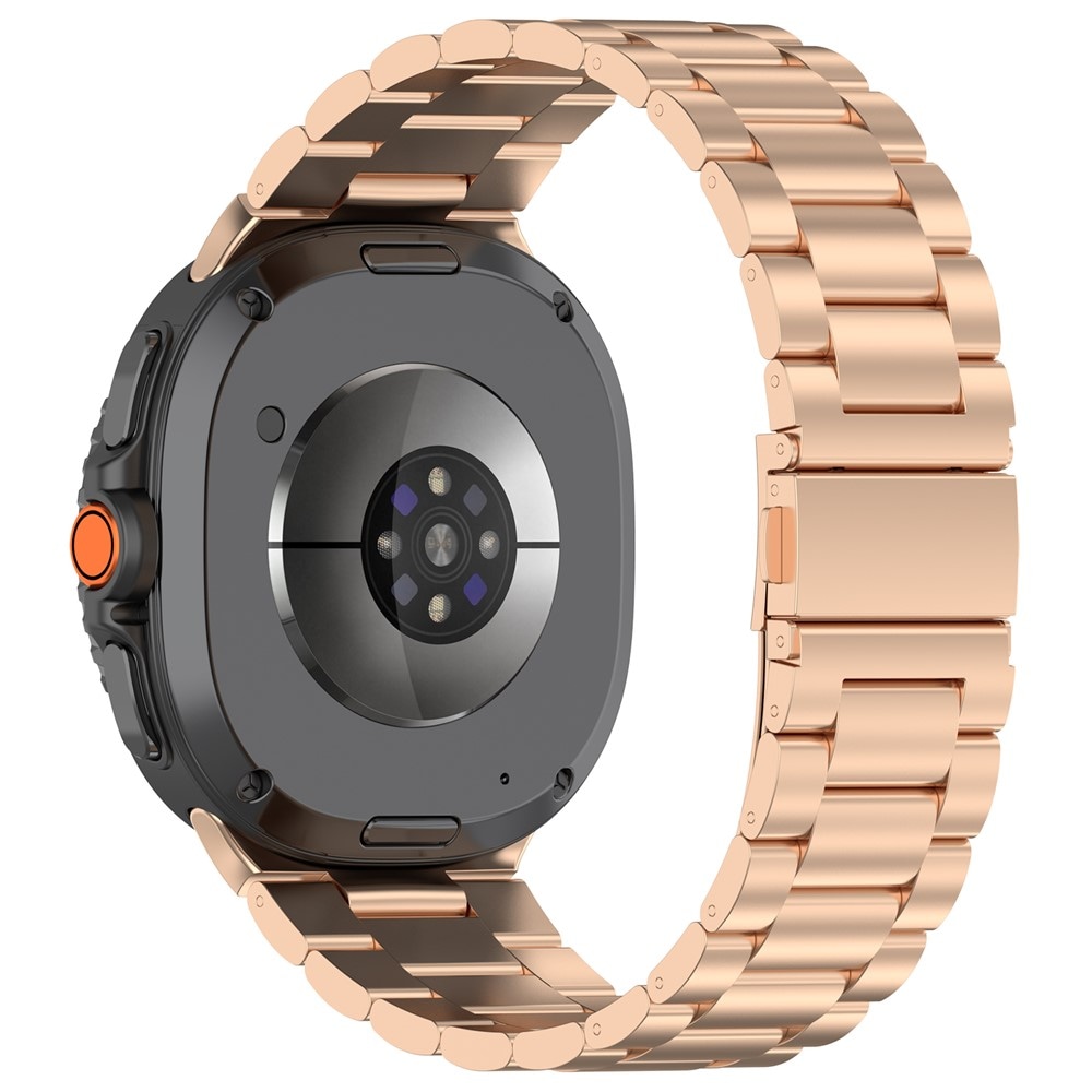 Samsung Galaxy Watch 8 40mm Elegant lenkereim i metall, Rosegull
