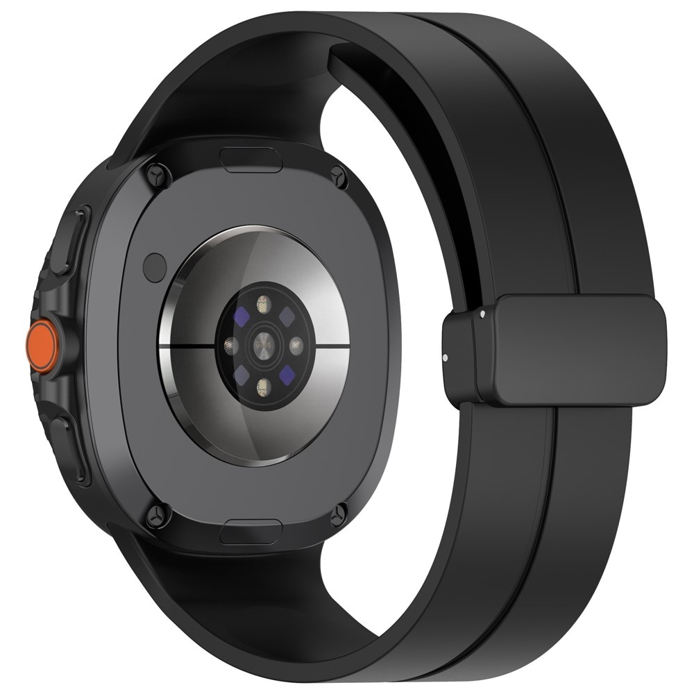 Samsung Galaxy Watch 8 Classic Reim i silikon, Svart