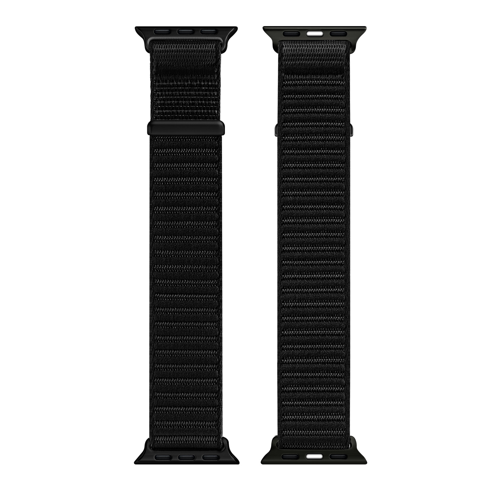 Apple Watch Series 9 41mm Active nylonreim, Svart