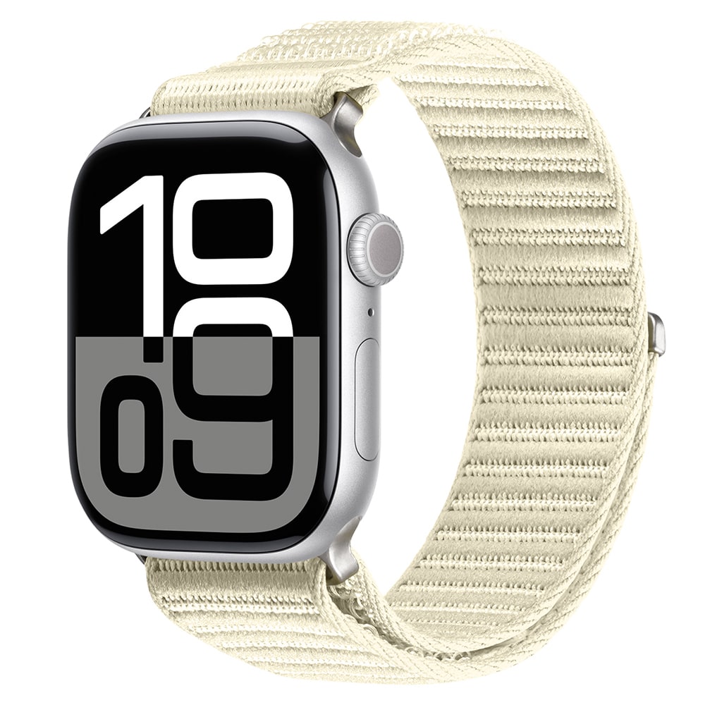 Apple Watch Series 1-3 38mm Nylonreim, Hvit