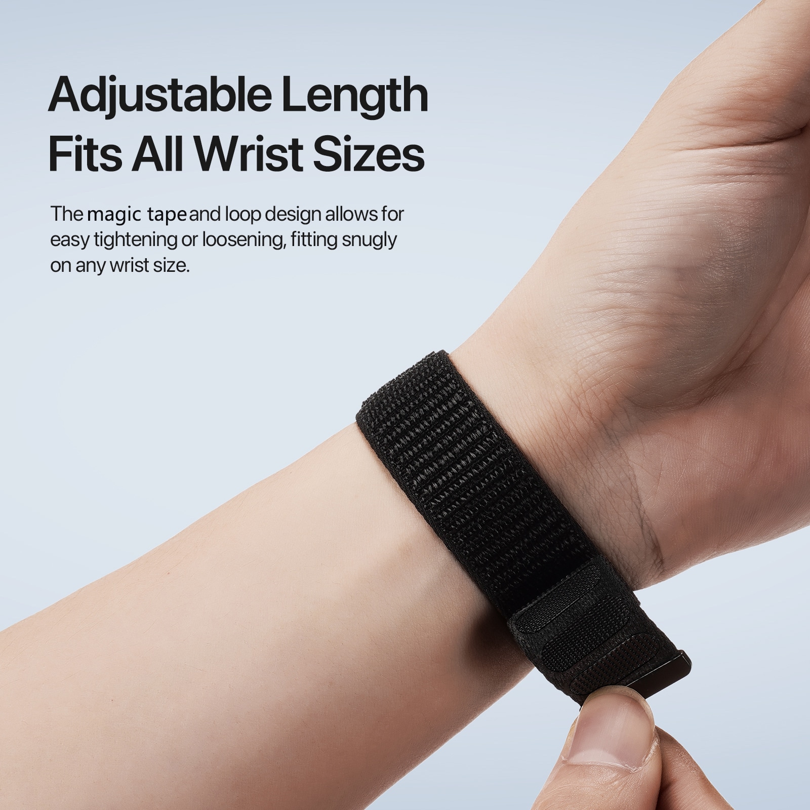 Samsung Galaxy Watch 8 40mm Nylonreim, Svart