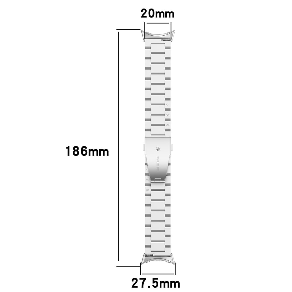 Google Pixel Watch 4 45mm Stilig reim i titan, Svart