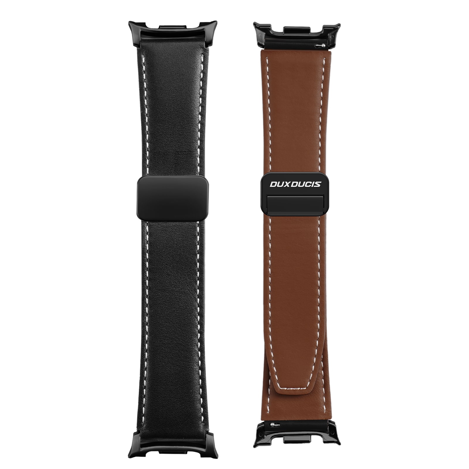 Samsung Galaxy Watch 8 40mm Reim i lær, Svart