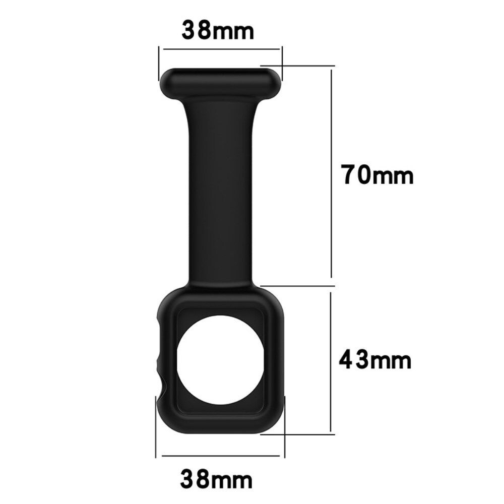 Apple Watch SE 3 40mm Søsterur med deksel, Svart