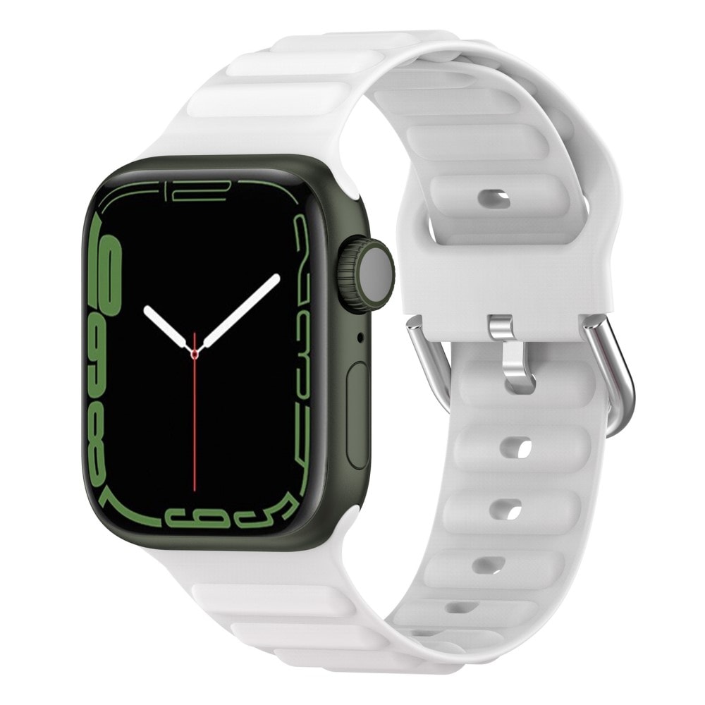Apple Watch Series 11 42mm Sporty Reim i silikon, Hvit