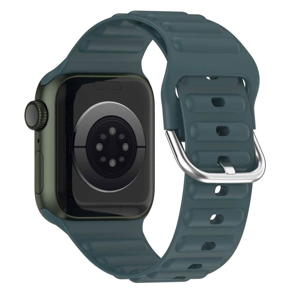 Apple Watch SE 3 40mm Sporty Reim i silikon, Mørk grønn