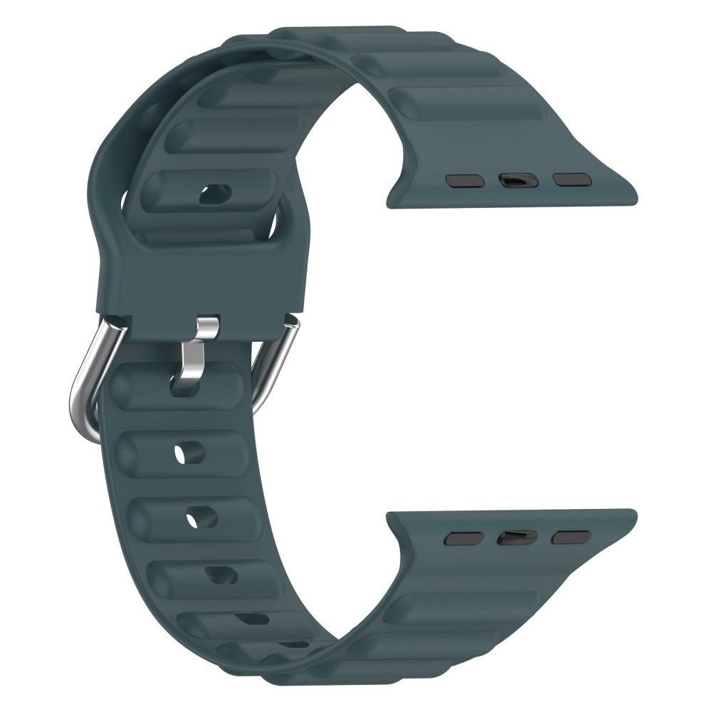 Apple Watch SE 3 40mm Sporty Reim i silikon, Mørk grønn