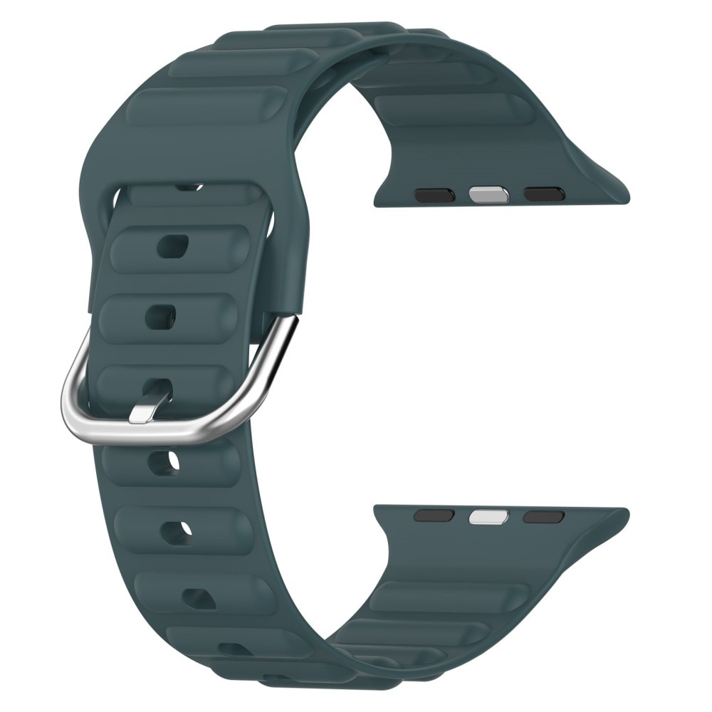 Apple Watch SE 3 40mm Sporty Reim i silikon, Mørk grønn