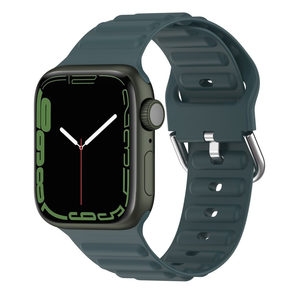 Apple Watch SE 3 40mm Sporty Reim i silikon, Mørk grønn