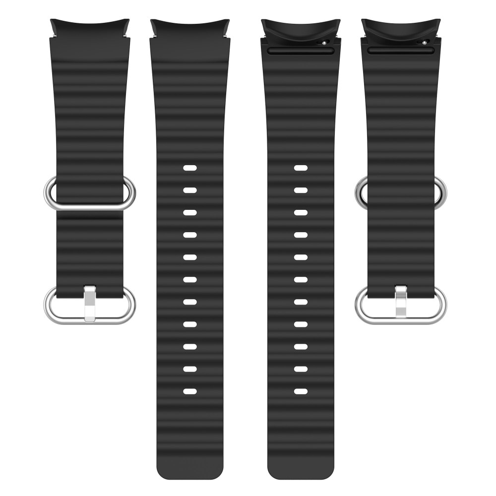 Samsung Galaxy Watch 4 Classic 42mm Sporty Full-fit silikonreim, Svart