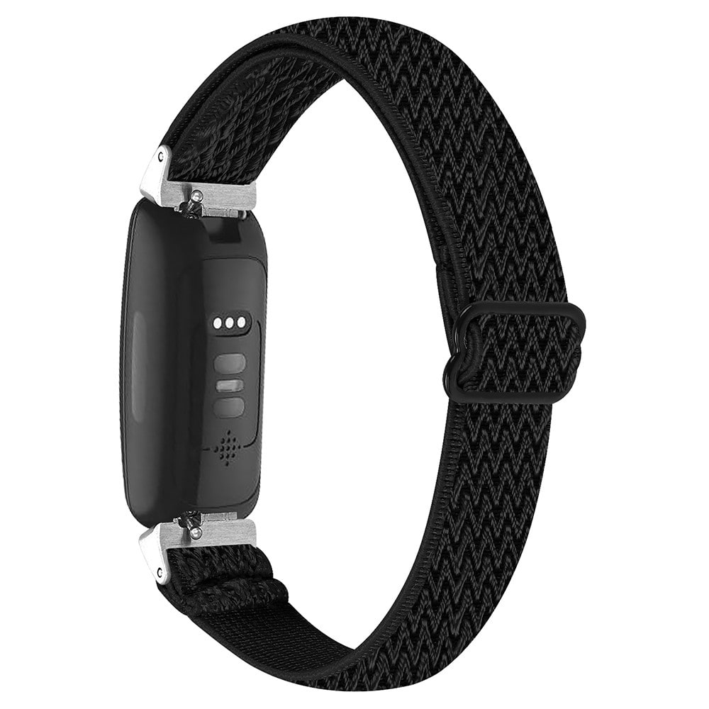 Fitbit Inspire 3 Elastisk Reim i Vevd Nylon, Svart