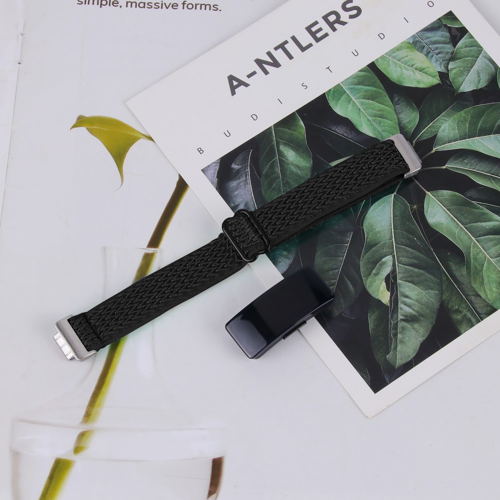 Fitbit Inspire 3 Elastisk Reim i Vevd Nylon, Svart