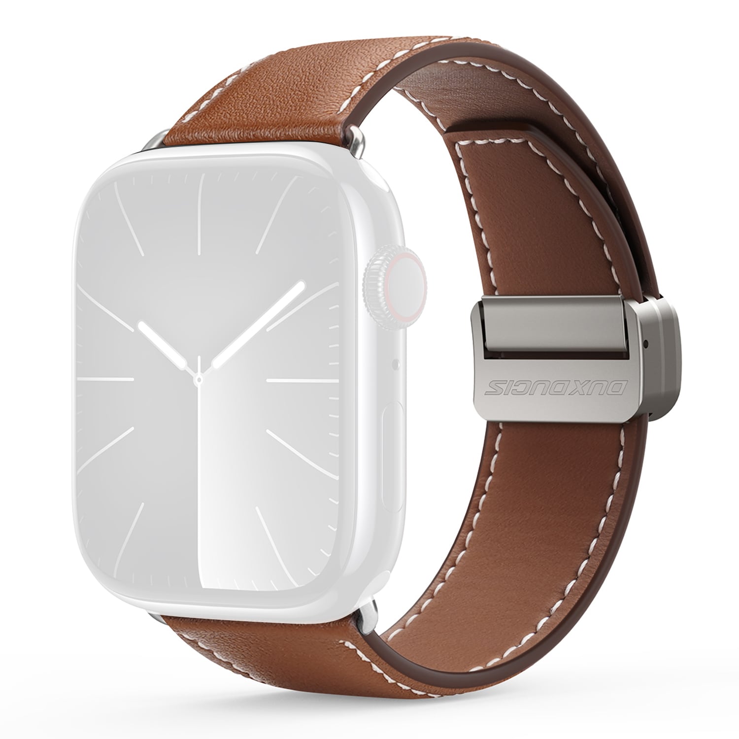 Apple Watch Series 8 41mm Reim i lær, Brun