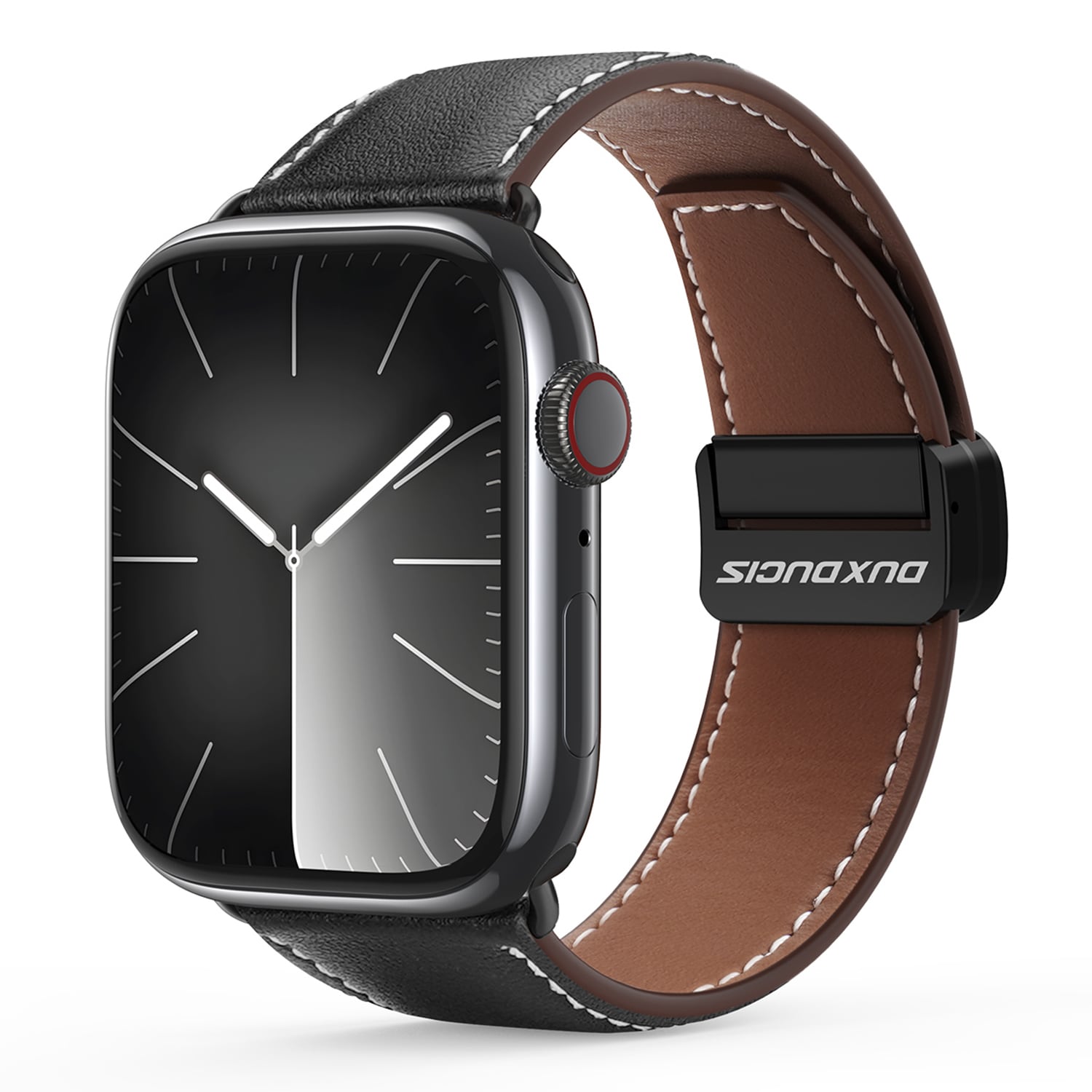 Apple Watch Series 4-6 44mm Reim i lær, Brun
