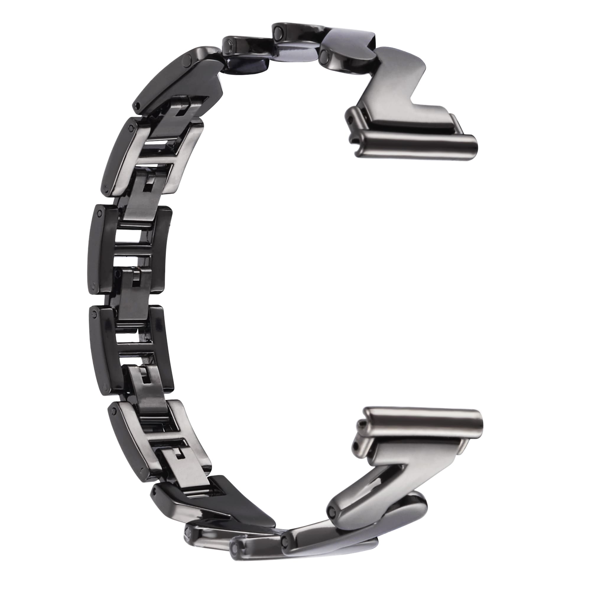 Samsung Galaxy Watch 5 40mm elegant lenkereim med bølgemønster, Svart