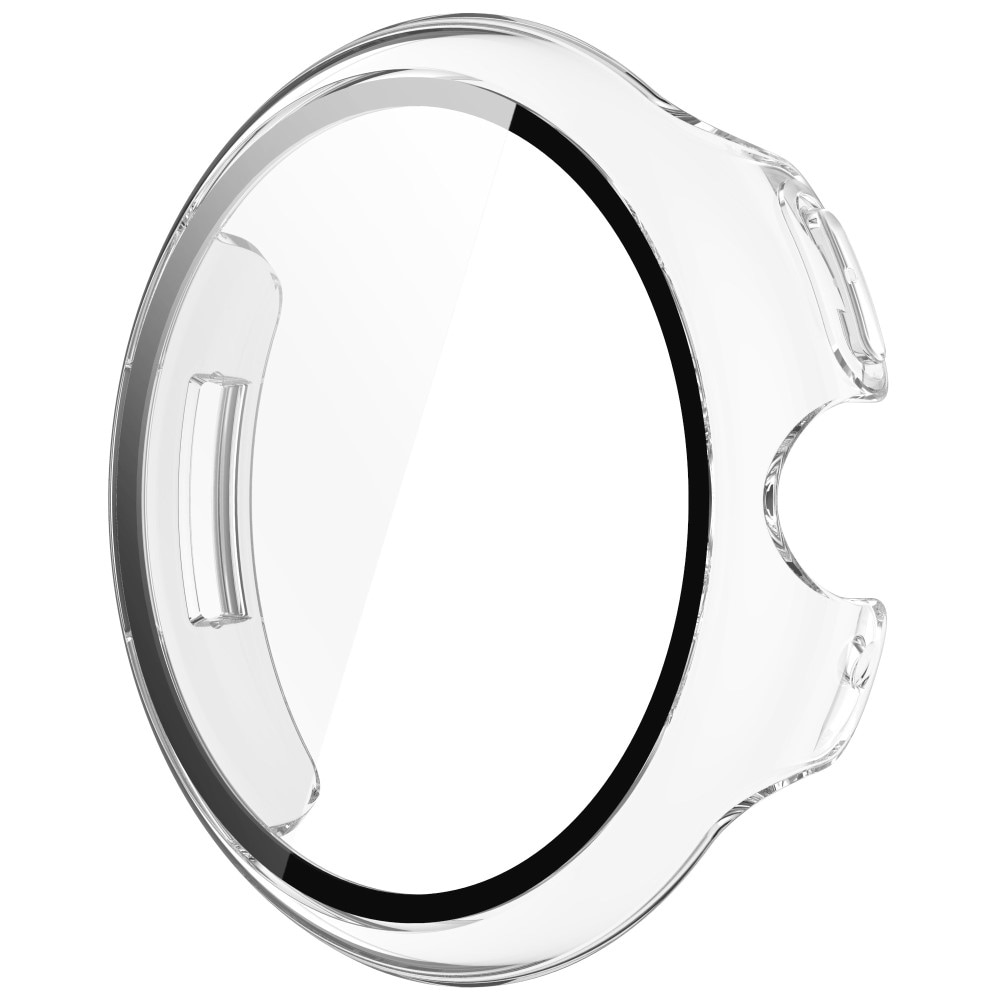 Google Pixel Watch 3 45mm Heldekkende deksel med skjermbeskytter, Gjennomsiktig