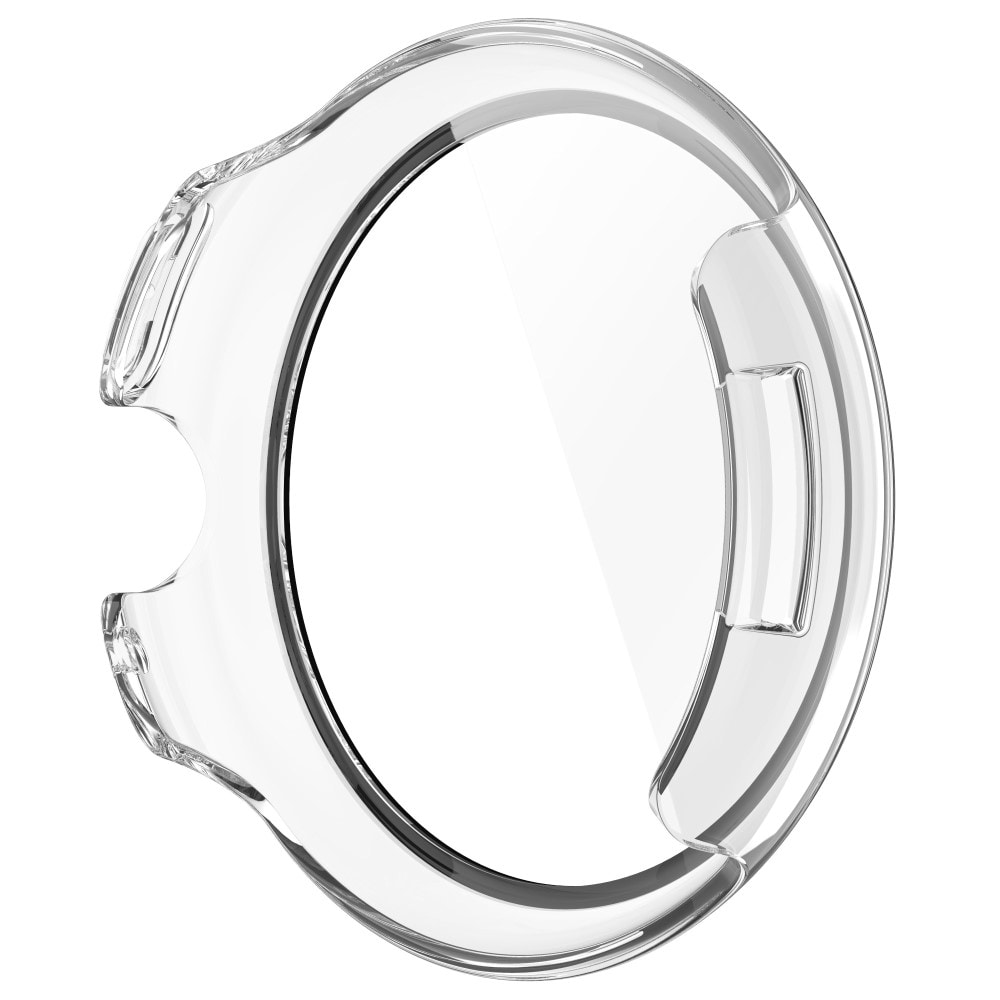 Google Pixel Watch 3 45mm Heldekkende deksel med skjermbeskytter, Gjennomsiktig