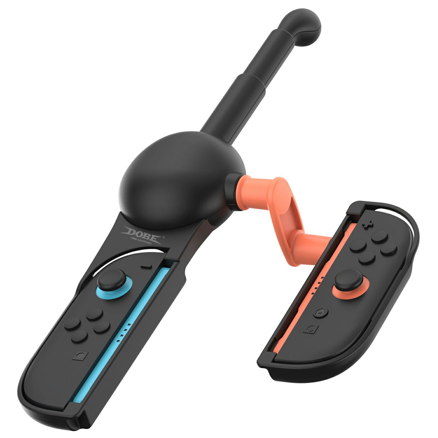 Nintendo Switch OLED Joy-Con fiskestang, Svart