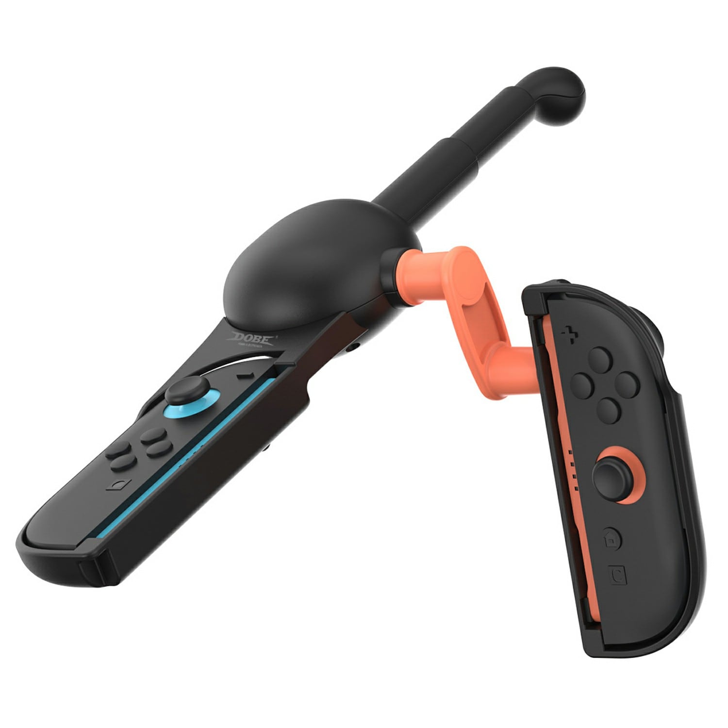 Nintendo Switch OLED Joy-Con fiskestang, Svart