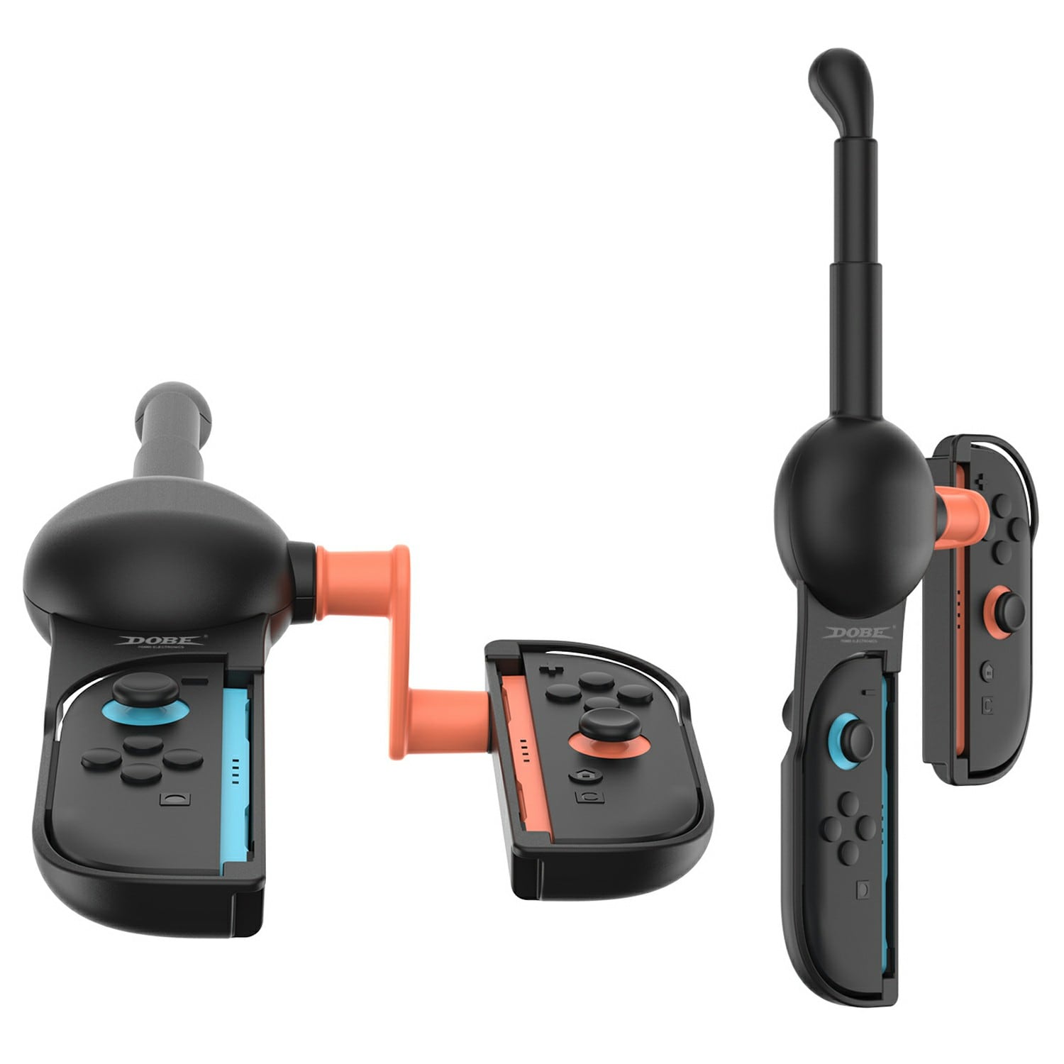 Nintendo Switch OLED Joy-Con fiskestang, Svart