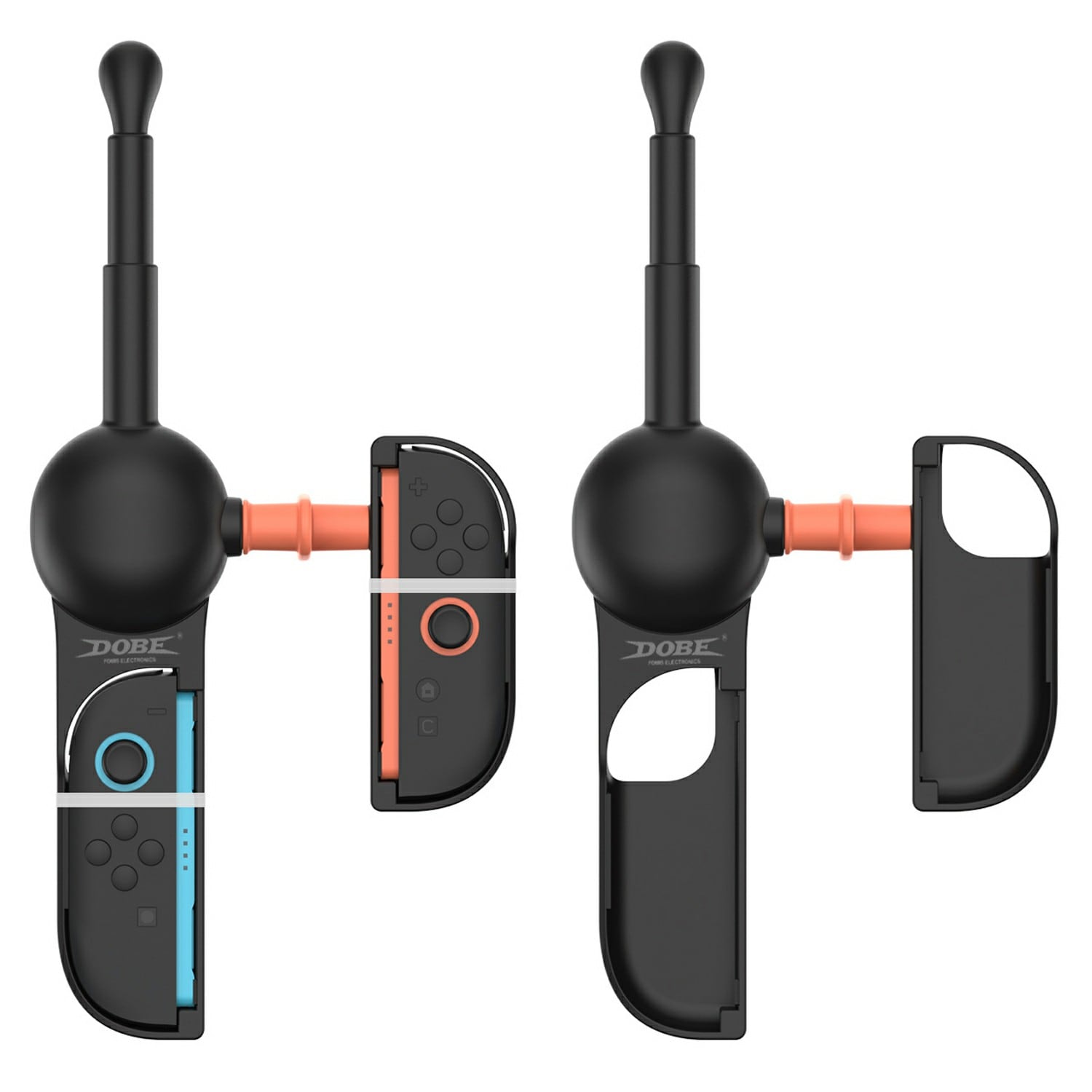 Nintendo Switch OLED Joy-Con fiskestang, Svart