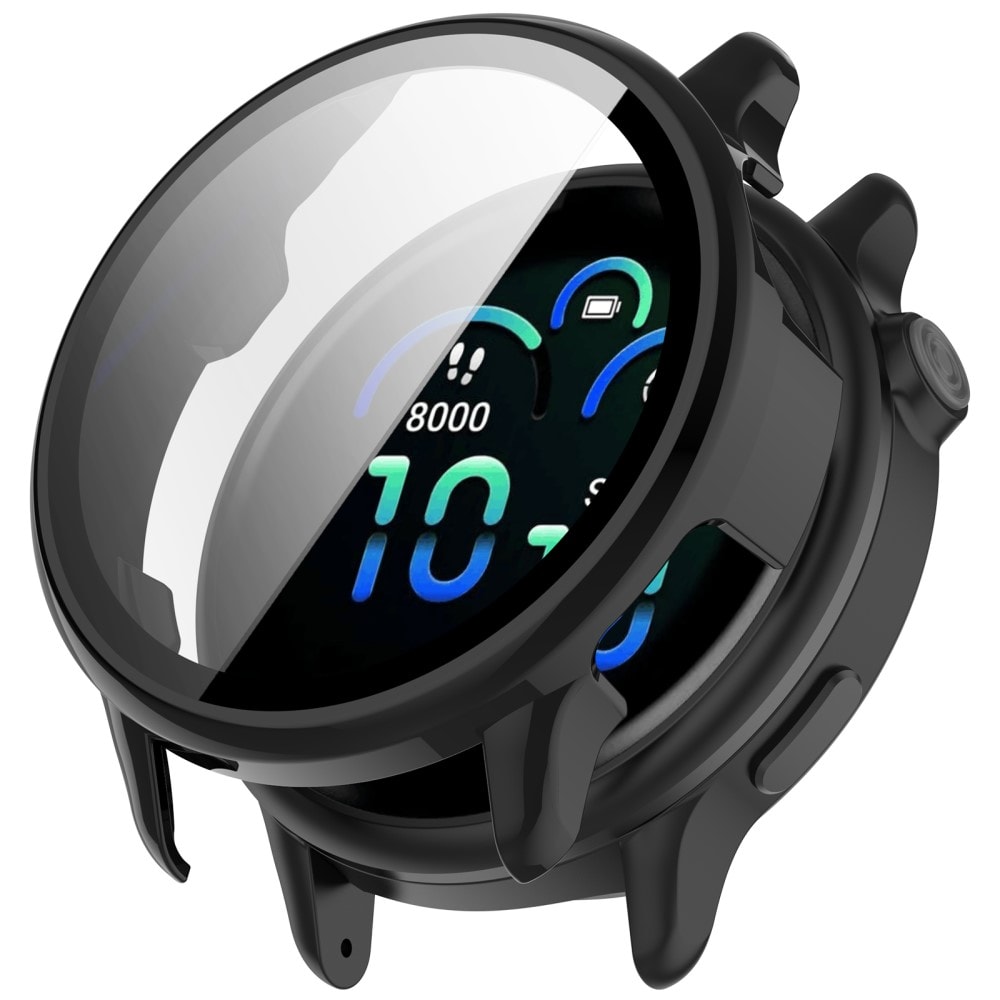 Garmin Vivoactive 6 Heldekkende deksel med skjermbeskytter, Svart